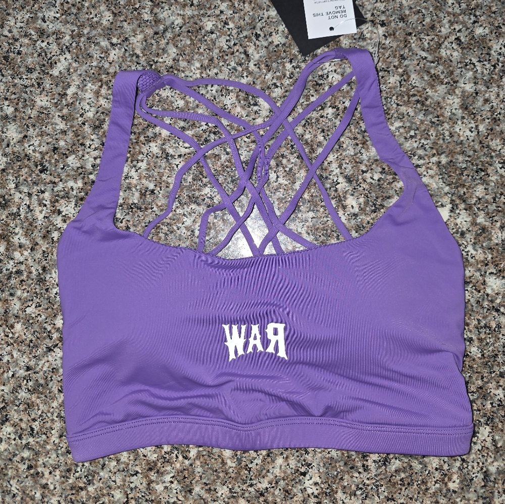 RawGear "WAR" Sports Bra sz Small